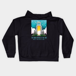 The Doors Opens at the End - Only if you Really Look - Psychedelic, Urban Style Kids Hoodie